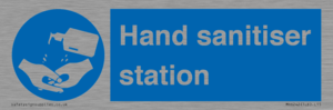 Hand sanitiser station